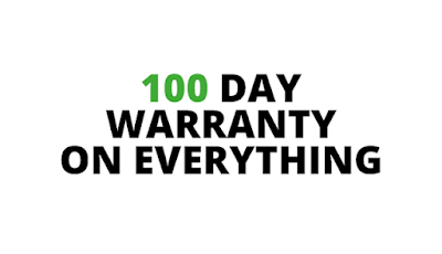 BikeX 100 day warranty promise